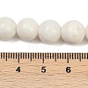 Natural White Shell Beads Strands BSHE-U001-01B-4