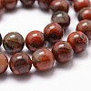 Natural Brecciated Jasper Bead Strands G-G735-35-10mm-3