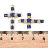 304 Stainless Steel Enamel Pendants STAS-G398-21G-03-3
