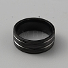 201 Stainless Steel Grooved Finger Ring for Men RJEW-WH0011-14A-2