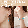 280Pcs 4 Styles Dyed Natural Magnesite and Synthetic Turquoise Beads G-SC0003-86-5