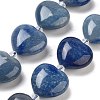 Dyed & Heated Natural Blue Aventurine Beads Strands G-C150-A23-01-2