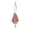 Christmas Tree Lollipop Handmade Polymer Clay Pendant Decorations HJEW-P017-02D-3
