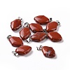 Natural Red Jasper Pendants G-B041-03P-07-1