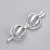 Rack Plating Brass Cage Pendants LS-KK-S751-064S-3
