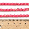 Synthetic Imperial Jasper Beads Strands G-L635-A09-4x2mm-06-6