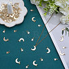 80Pcs 2 Style 201 Stainless Steel Pendants PALLOY-BBC00003-4
