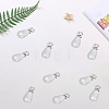 96Pcs ABS Plastic Imitation Pearl Pendants KY-SC0002-32P-6