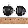 Natural Banded Agate Pendants GG-K002-12A-16-3