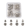 Kissitty Tibetan Style Alloy Guru Bead Sets PALLOY-KS0002-07AS-13