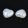 Rainbow Iridescent Plating Acrylic Beads PACR-S221-006-3