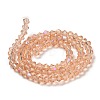 Transparent Electroplate Glass Beads Strands LS-EGLA-A039-T4mm-L15-2