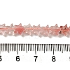 Cherry Quartz Glass Beads Strands G-G085-B08-02-4