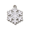 Winter Theme Alloy Enamel Pendants ENAM-M002-05R-P-1