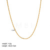 Stainless Steel Boston Link Chain Necklaces LS-PW-WG8A4BA-07-1