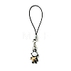 Spaceman Style Cell Phone Straps HJEW-FH0006-47-2