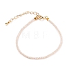 Faceted Electroplate Glass Beaded Bracelets BJEW-JB05693-04-1