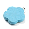 Opaque Resin Pendants RESI-G078-01G-2