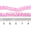 Baking Electroplate Glass Beads Strands LS-DGLA-A039-J10mm-B18-4
