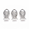 Tibetan Style Alloy Charms TIBEP-S319-091AS-RS-2