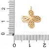 Brass Rhinestone Pendants RB-CBAFDDC-02G-3