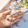15Pcs Brass Enamel Beads KK-TA0009-20P-6