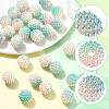 40Pcs Imitation Pearl Acrylic Beads OACR-FS0002-89A-03-3