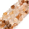 Natural Yellow Hematoid Quartz Beads Strands G-P568-C05-01-2