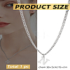 1Pc 304 Stainless Steel Letter Pendant Necklaces NJEW-LP0001-33N-P-2