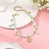 304 Stainless Steel Sun Moon Charm Bracelets BJEW-JB14311-2