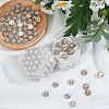 160Pcs 2 Colors Alloy Rhinestone Cabochons ALRI-GO0001-05-3