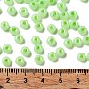 Imitation Jade Glass Seed Beads SEED-Z001-A-A14-4