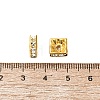 Brass Rhinestone Spacer Beads X-RSB074NF-01G-2