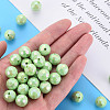 Opaque Acrylic Beads TACR-S154-10F-01-2