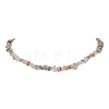 Natural Rutilated Quartz Chip Beaded Necklace NJEW-JN04615-10-1