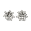 304 Stainless Steel Crystal Rhinestone Stud Earrings EJEW-G423-15P-4