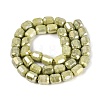 Anti-Tarnish Electroplate Glass Beads Strands EGLA-N027-03A-13-2
