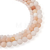 3 Strands 3 Style Natural Pink Aventurine Beads Strands G-YS0001-13-2