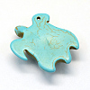 Synthetic Turquoise Pendants X-TURQ-S283-22-3