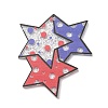 Independence Day Printed Transparent Acrylic Pendants OACR-B055-02D-1