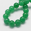 Natural White Jade Bead Strands G-R165-10mm-14-2