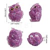 Crystal Owl Figurine Collectible JX545H-2