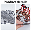 Sports Theme Sequin Embroidery Iron on/Sew on Patches PATC-GF0001-94B-6