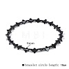Synthetic Non-magnetic Hematite Beads Stretch Bracelets for Men RL7655-21-1