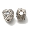 Rack Plating Alloy European Beads FIND-H005-27P-1