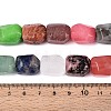 Natural & Synthetic Mixed Stone Beads Strands G-T142-75-5