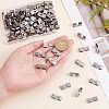 100Pcs Bolo Tie Slides Clasp Accessories IFIN-CA0001-54-3