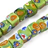Handmade Millefiori Lampwork Beads LAMP-G170-04-2