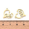 201 Stainless Steel Pendants STAS-T073-50G-3
