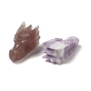 Natural Gemstone Dragon Healing Figurines DJEW-D010-01-2